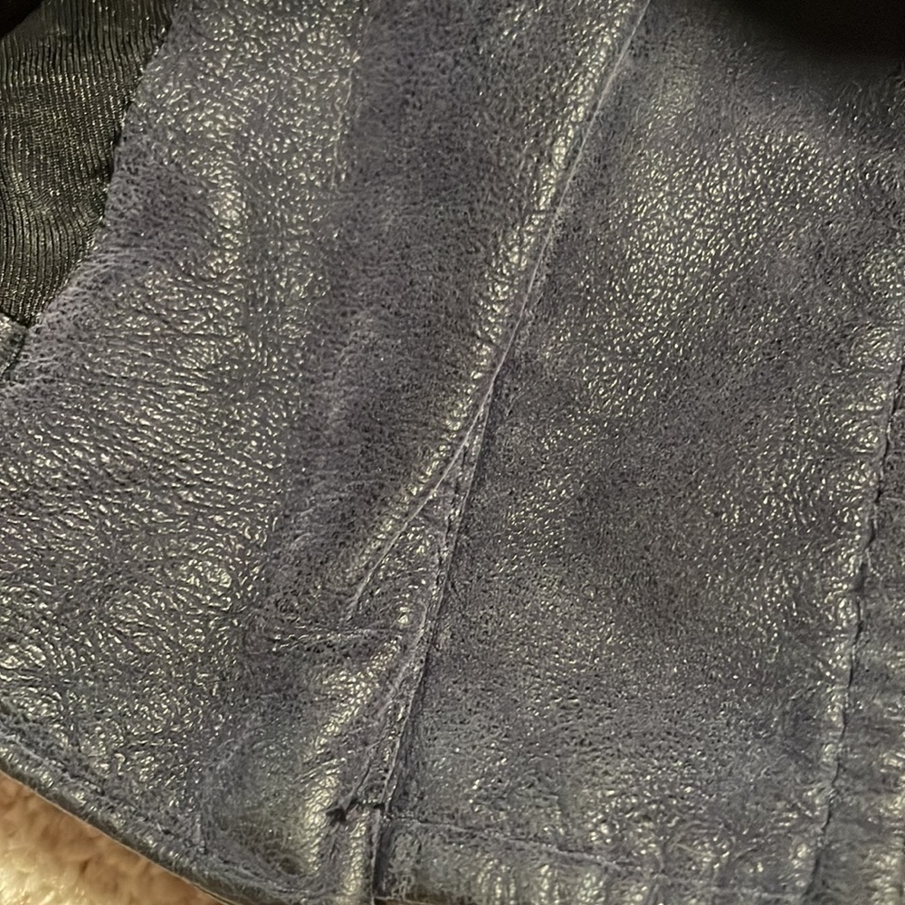 Nice Navy Leather Jacket! - image 6